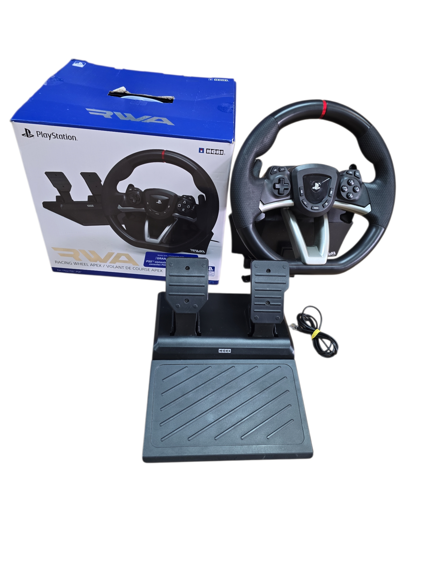 Pre-owned Hori PlayStation 5 Wheel & Pedals - Own4Less